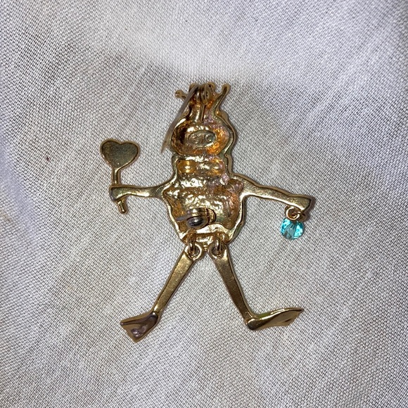Vintage Tracy Creations Frog Prince Brooch - Picture 2 of 3